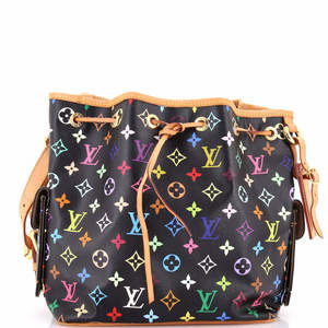 Louis Vuitton Petit Noe Handbag Monogram Multicolor